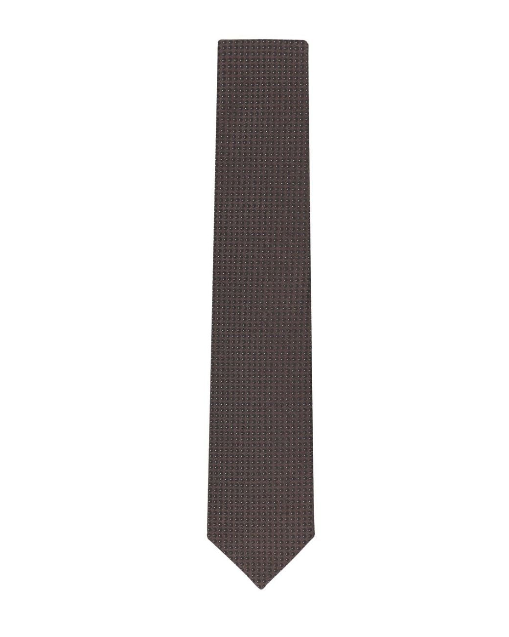 Calvin Klein Gray Stella Micro Pattern Tie for men