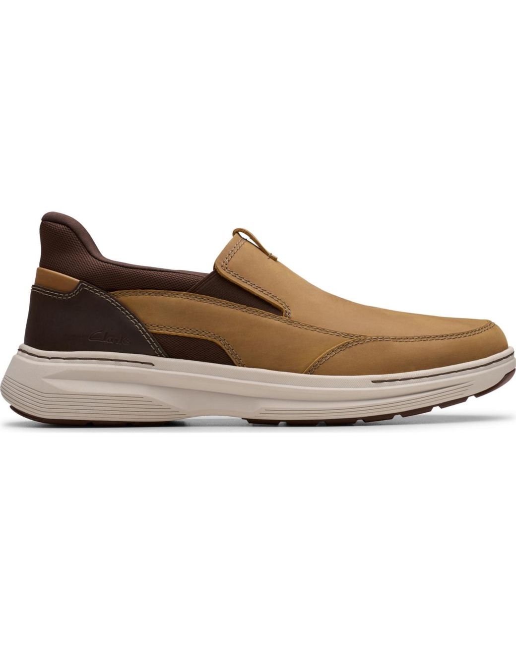 Clarks Brown Craftwell Step Casual Sneakers for men