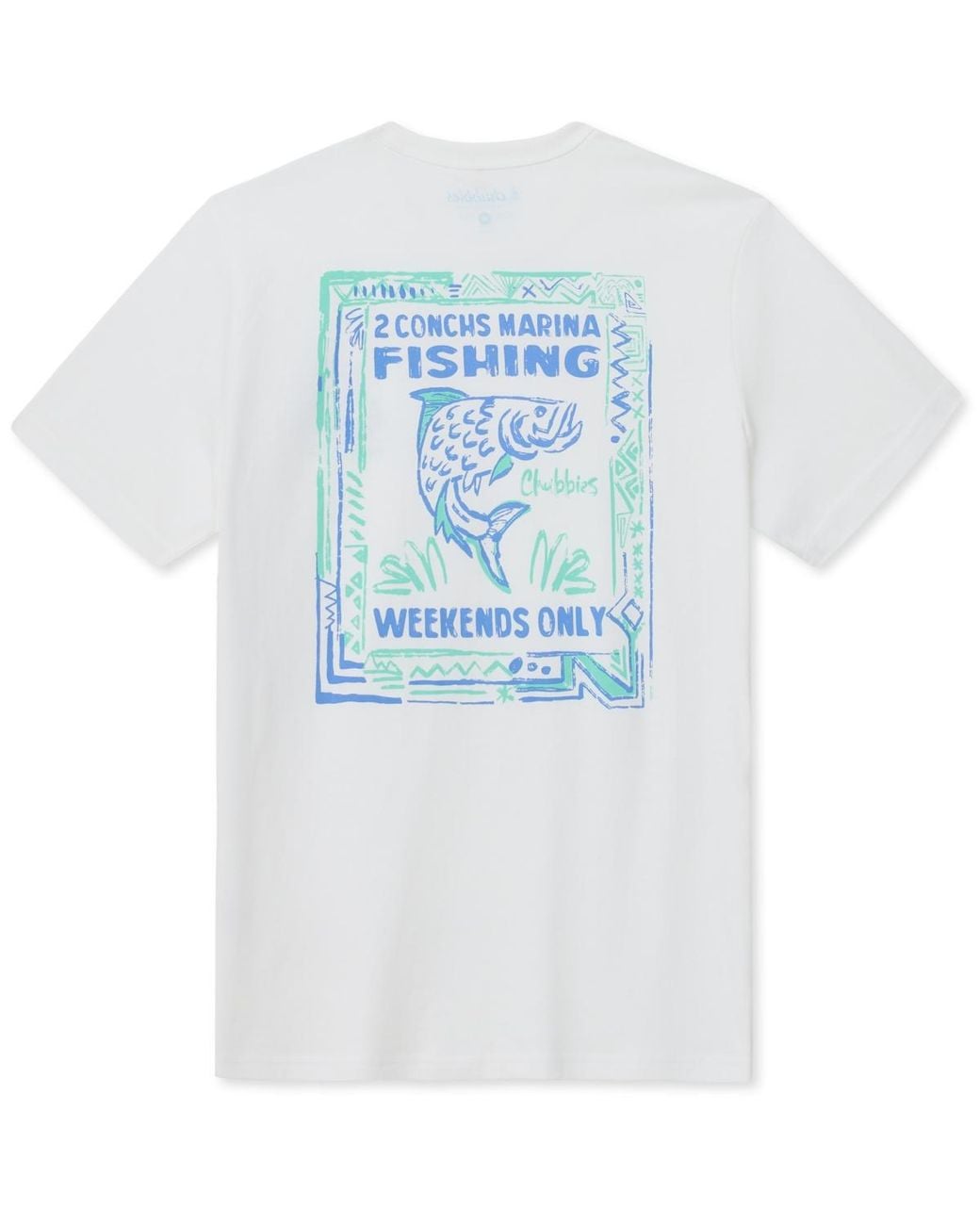 Chubbies White The Hook for men