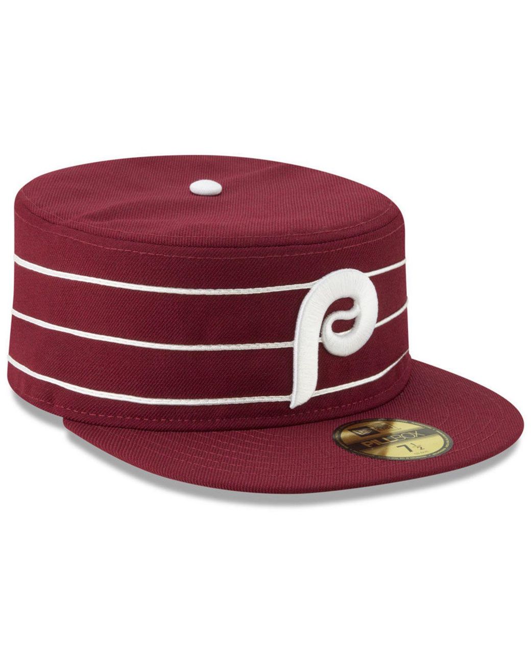 KTZ Philadelphia Phillies Pillbox 59fifty-fitted Cap in Red for