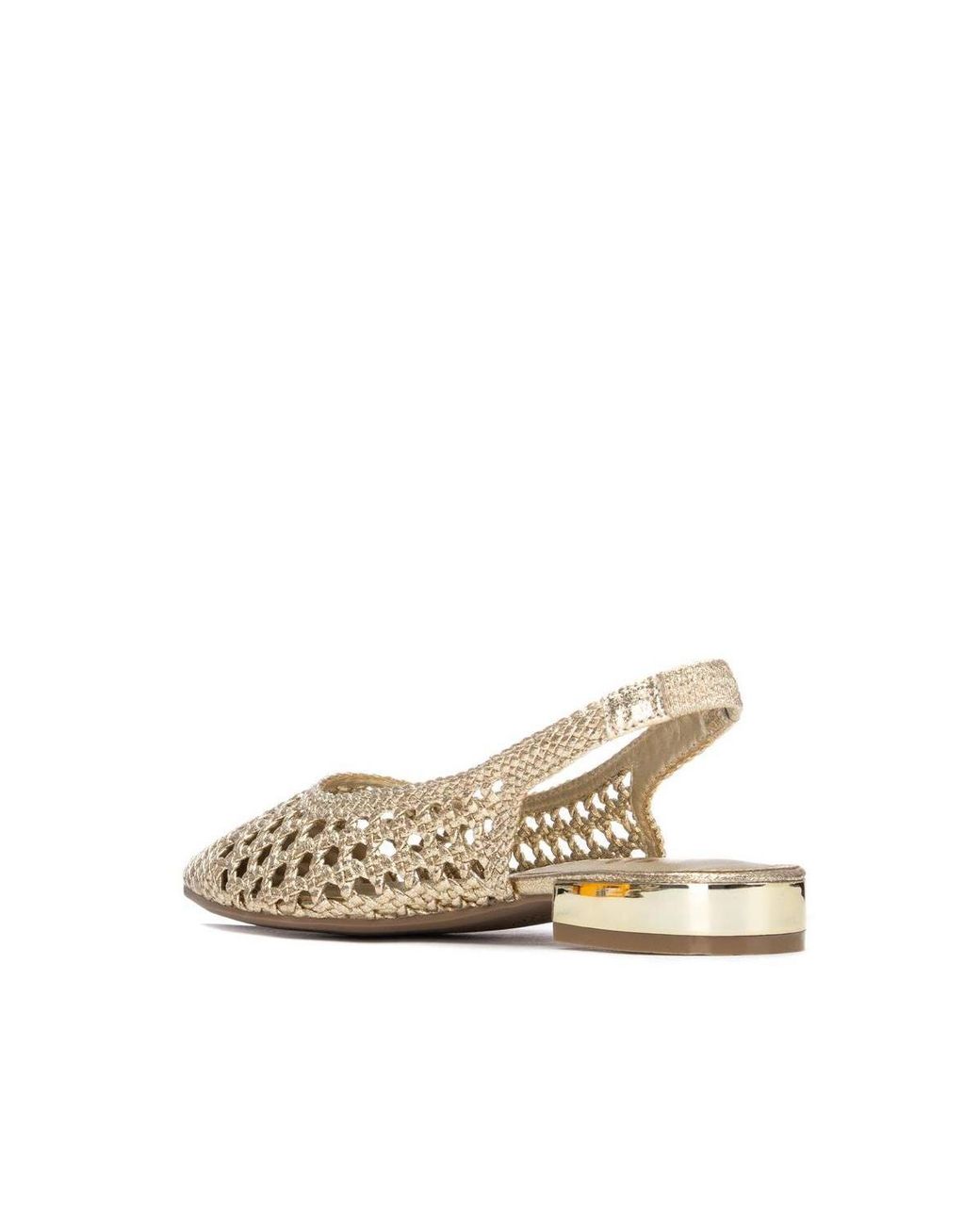 Xti Natural Slingback Braided Flats