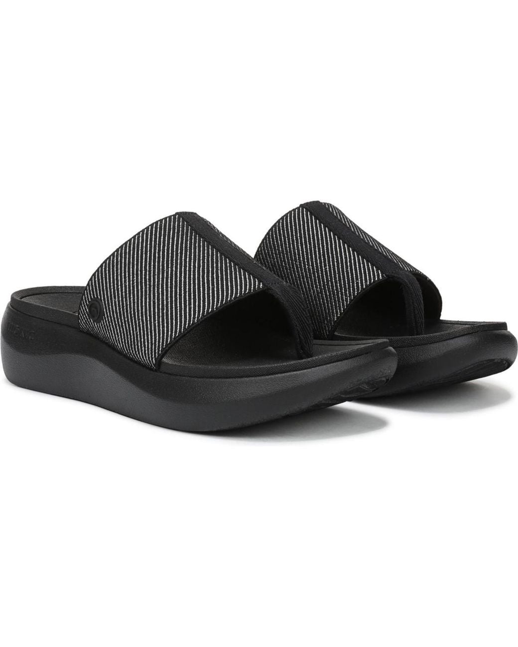 Vionic Black Aqua Thong Sandals