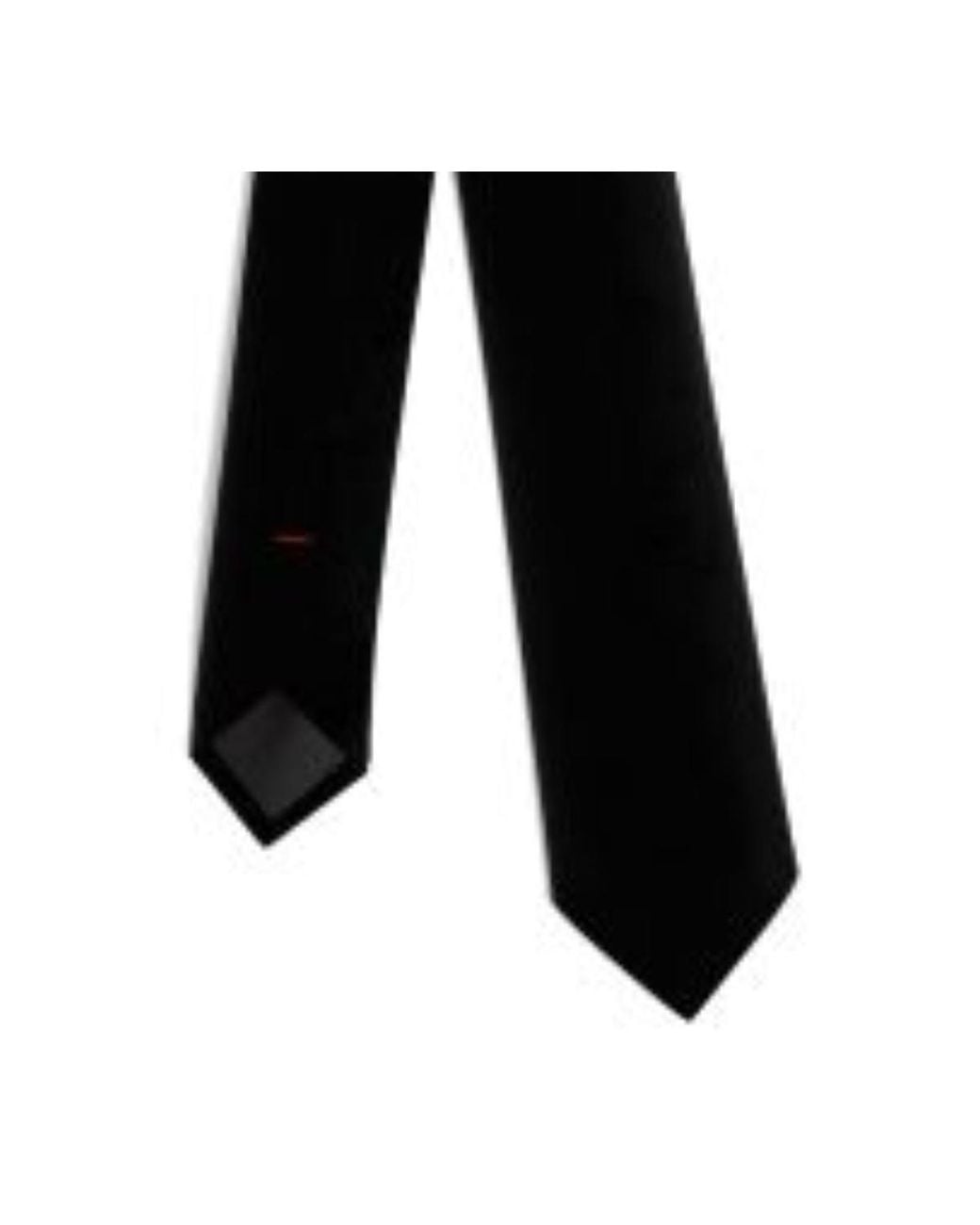 Boss Black Solid Pattern Tie for men