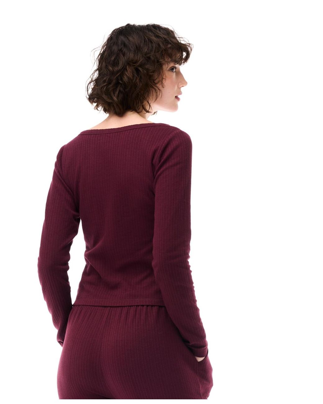 Gap Purple Solid Cardigan