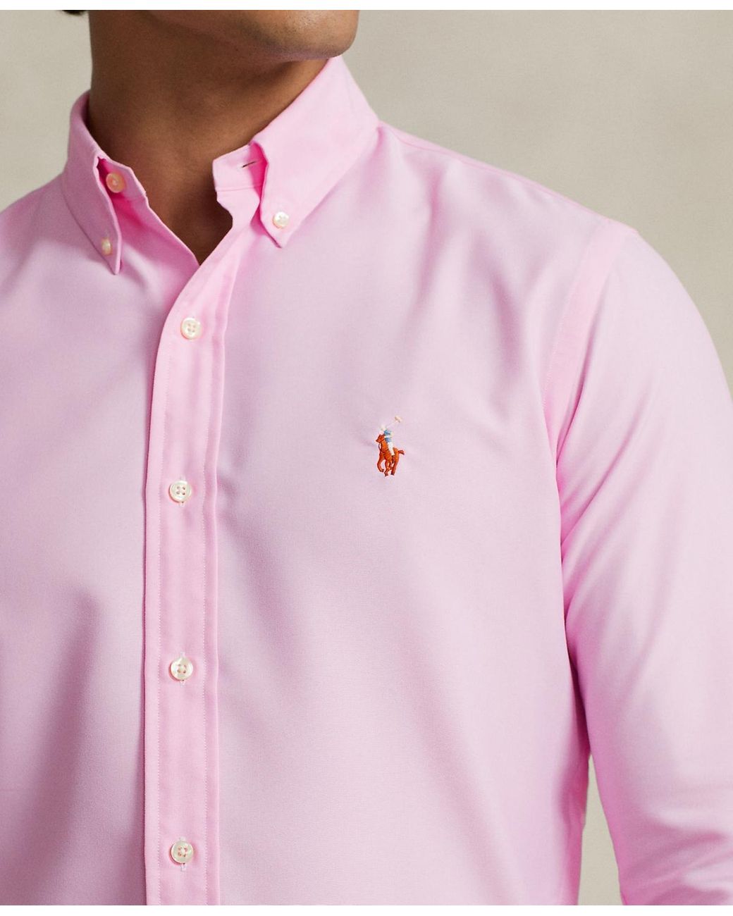 Polo Ralph Lauren Classic-fit Performance Oxford Shirt in Pink for Men | Lyst Polo Ralph Lauren Classic-fit Performance Oxford Shirt in Pink for Men | Lyst