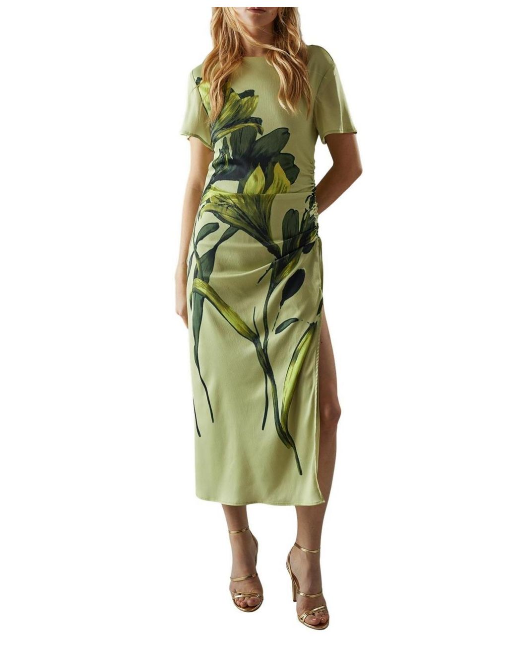 green emerald velvet dress US Warehouse] Women's Jacquard Rose Elegant Home Clothes Women's Silk  Sleeveless Nightdress Women's Summer Loose Long Pajamas Home Clothes   Beauty Corner