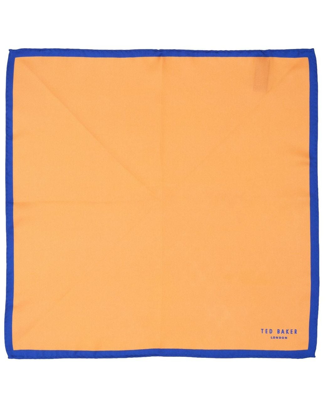 Ted Baker Orange Ted Baker Solid Pocket Square for men