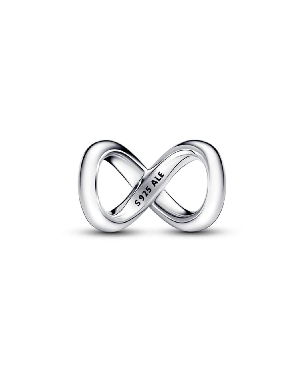 Pandora White Forever Always Infinity Charm