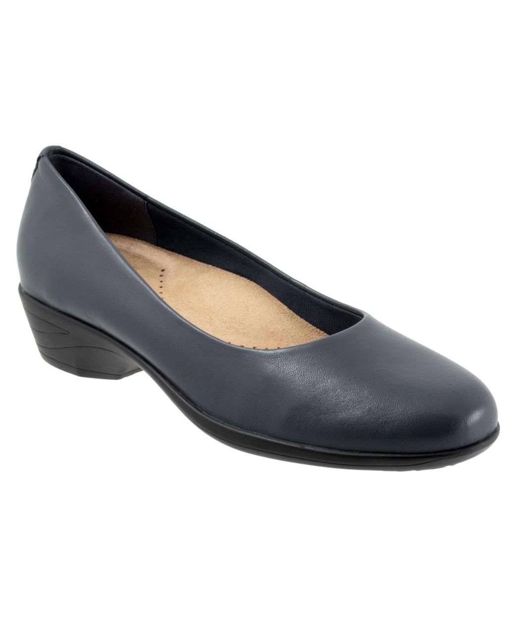 Trotters Blue Rozalin Flat