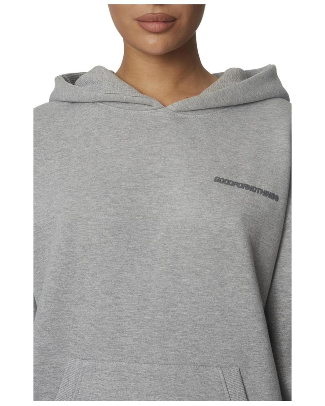 Good For Nothing Gray Essentials Pullover Hoodie
