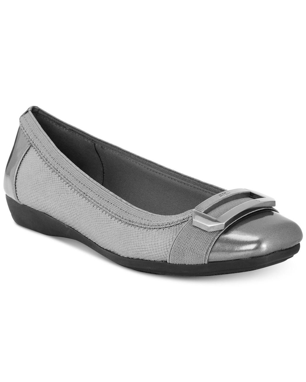 Anne klein hot sale uplift buckle flats