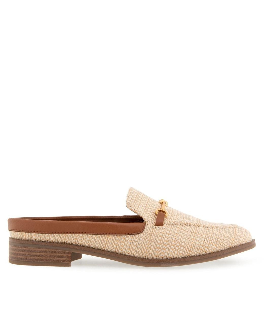 Aerosoles Natural Erik Pointed Toe Flat Mules