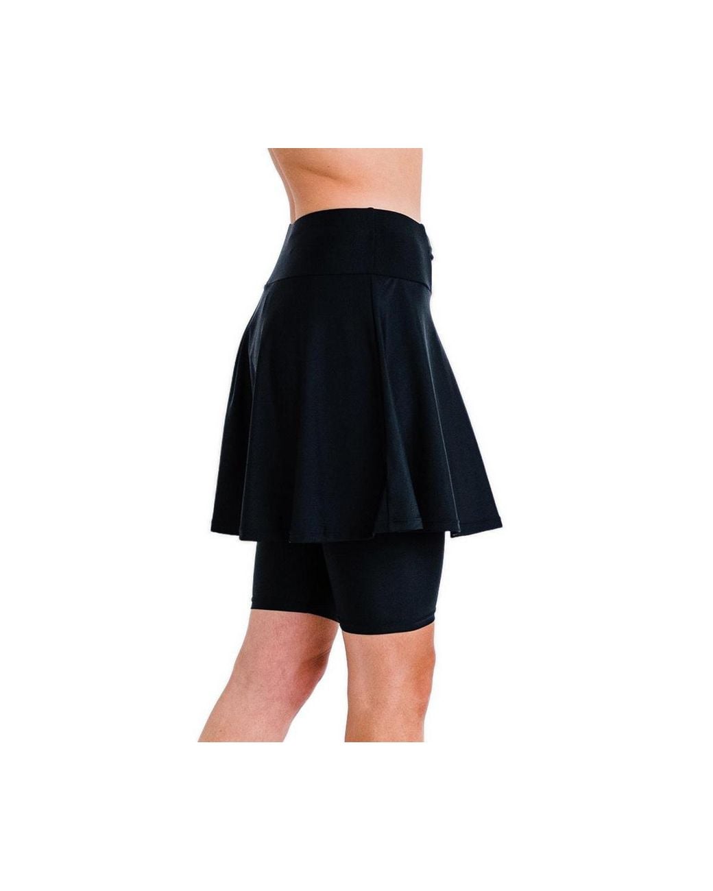 Calypsa Blue Midi Swim Skort
