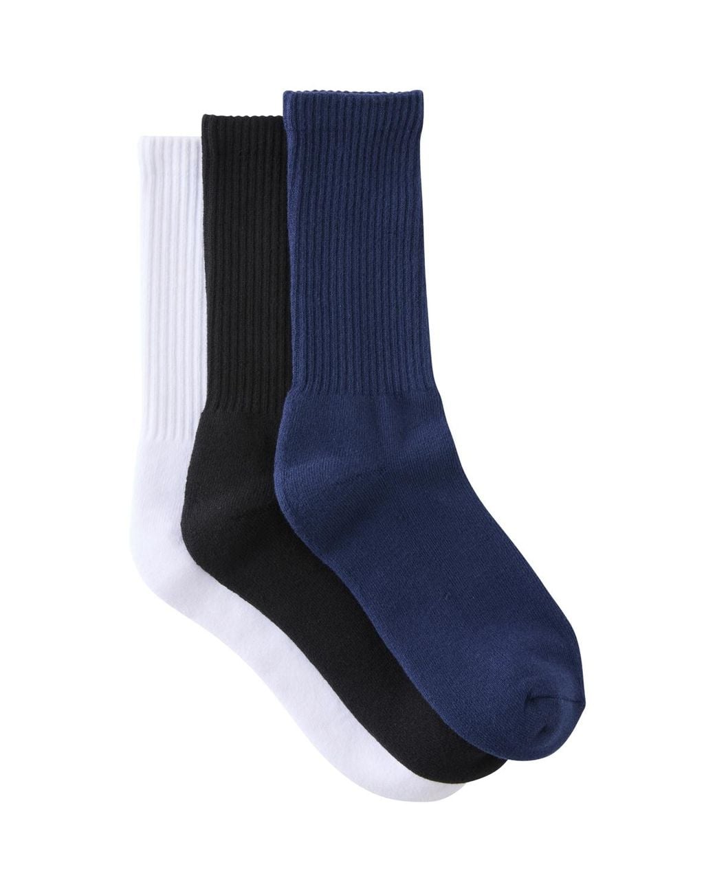 Cotton On Blue Essential Socks 3-pack for men