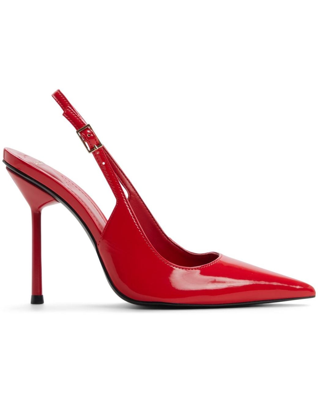 ALDO Red Serrah Pointed Toe Slingback Pumps