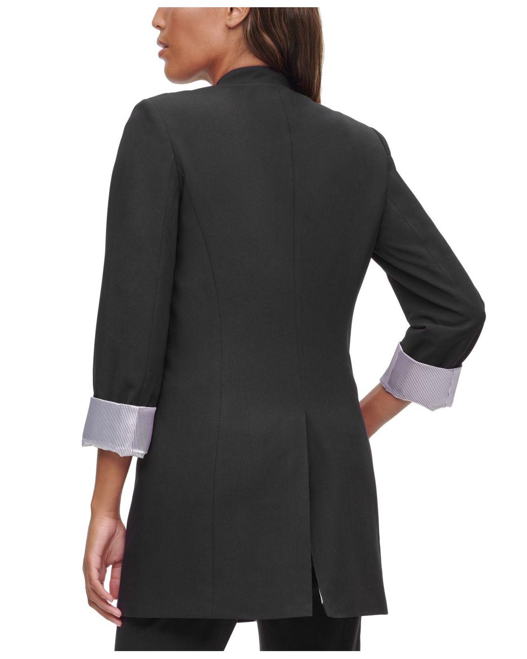 calvin klein roll tab topper jacket