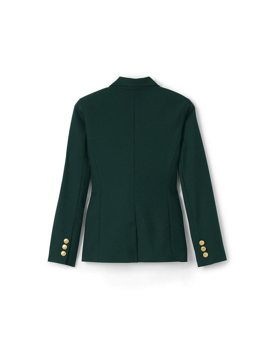 Lands' End Green Hopsack Blazer