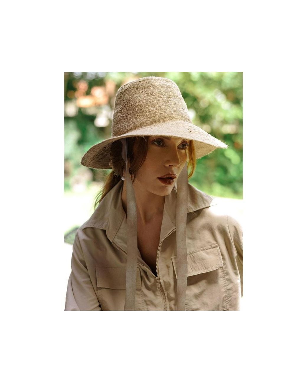 BrunnaCo Brown Meg Jute Straw Hat