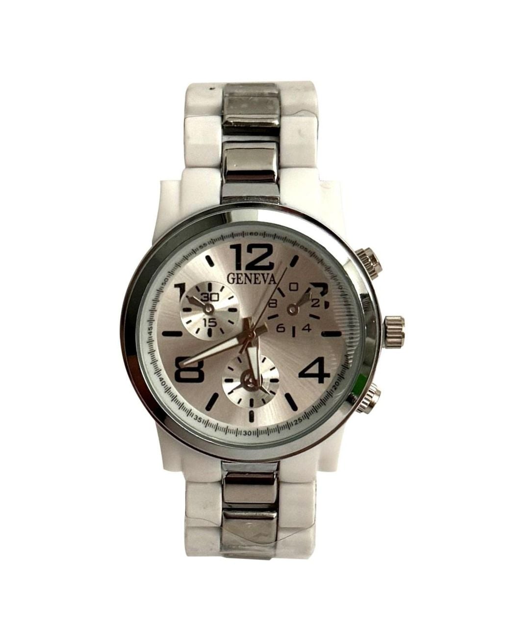 Olivia Pratt Metallic And Silver Tone Watch