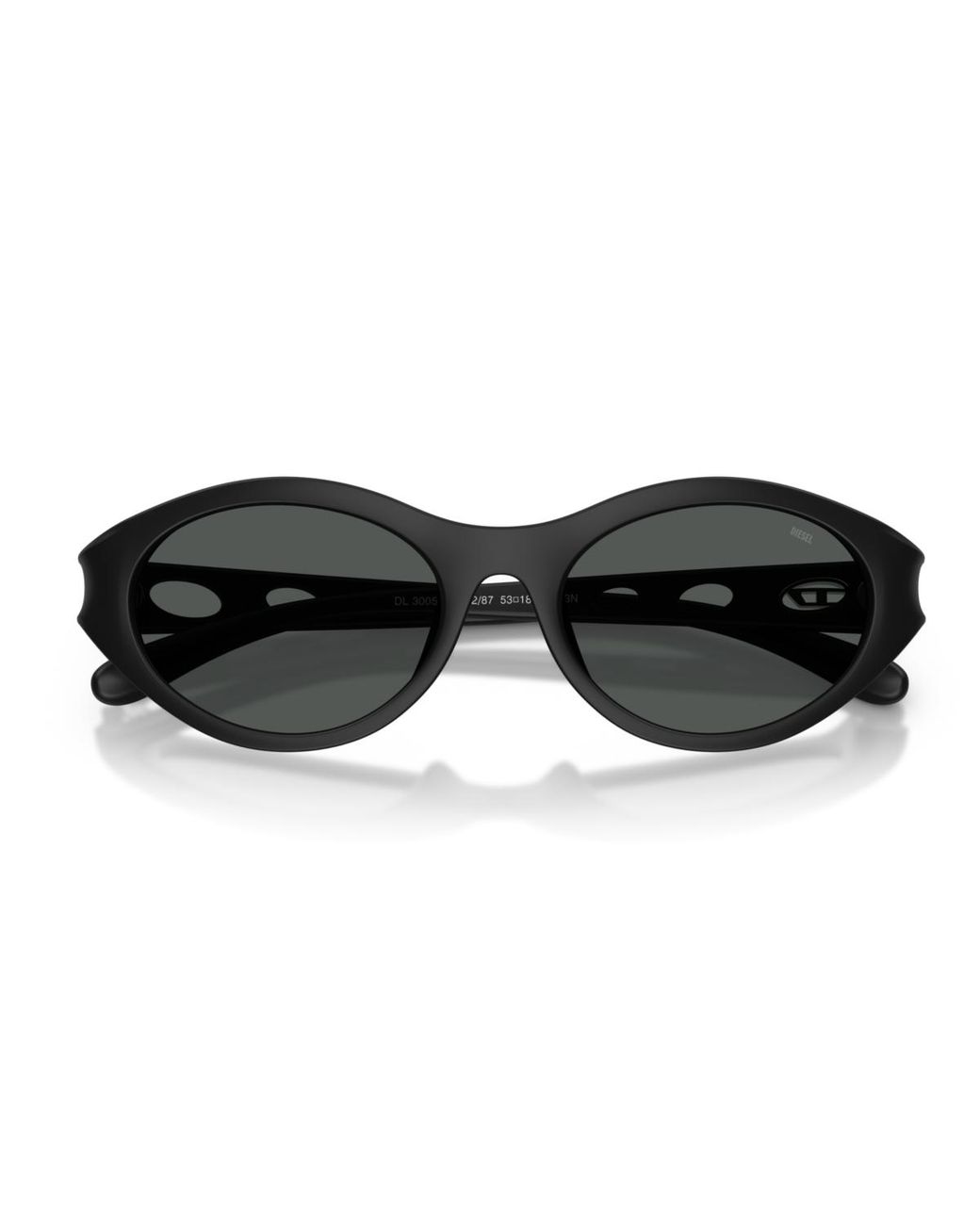 DIESEL Black Standard Sunglasses