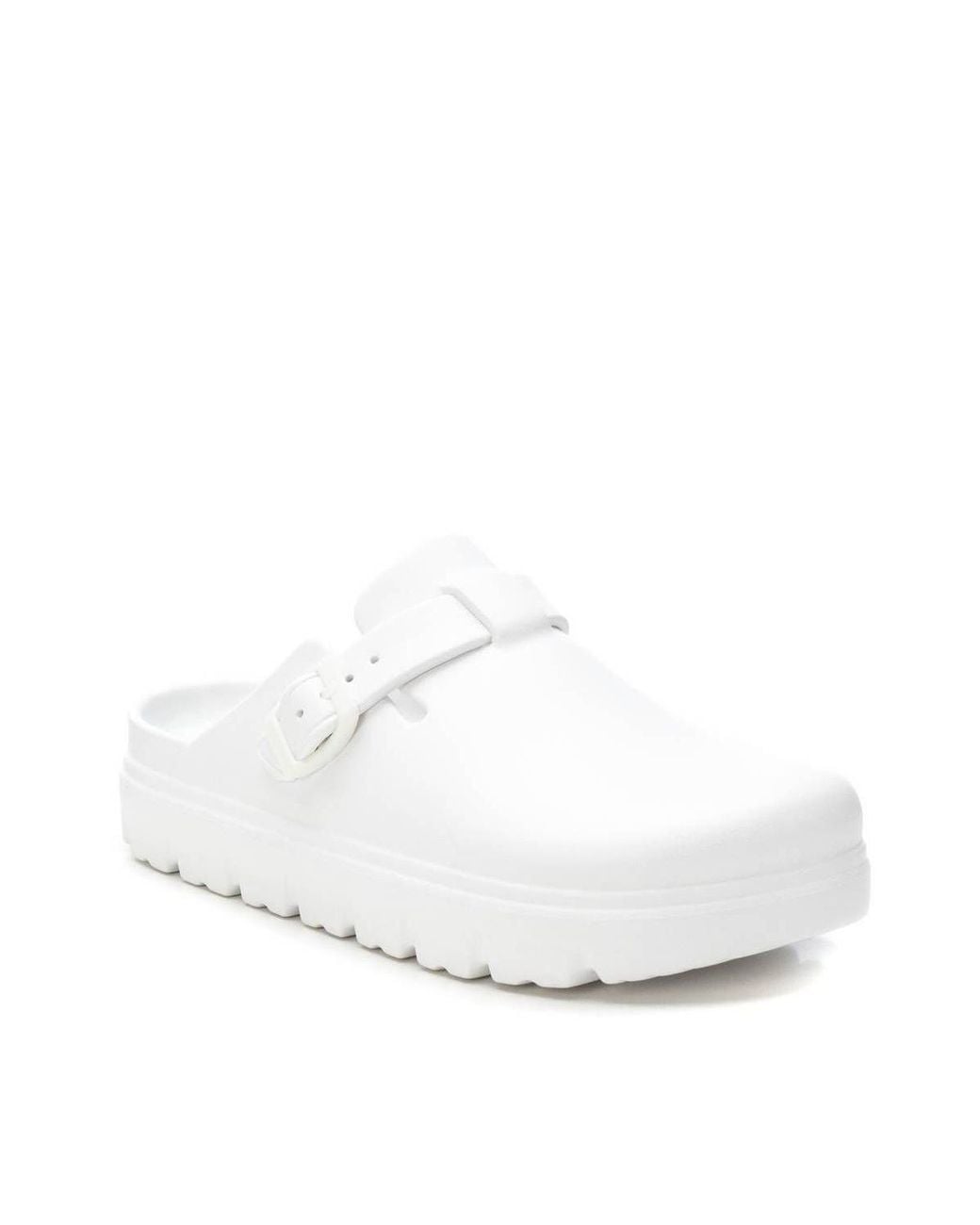 Xti White Comfort Clogs
