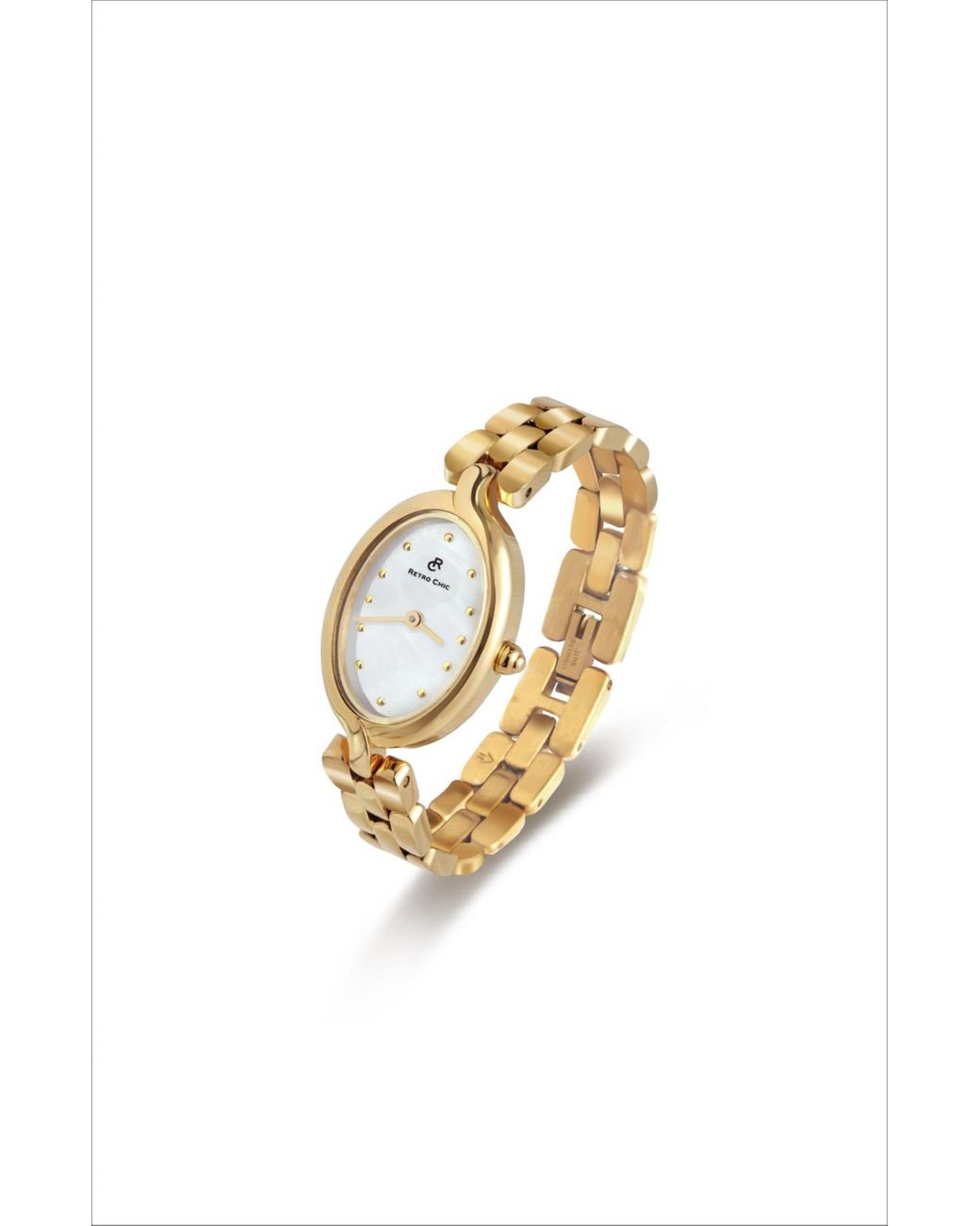 Retro Chic Metallic Vatican Watch