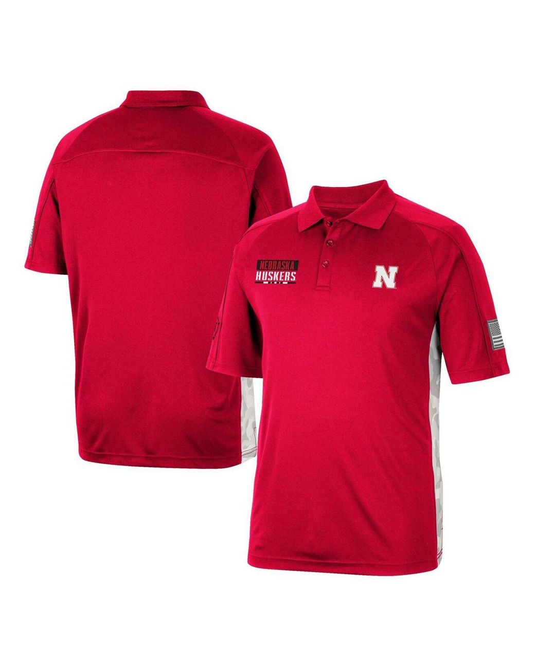 Colosseum Athletics Scarlet Nebraska Huskers Oht Militaryinspired