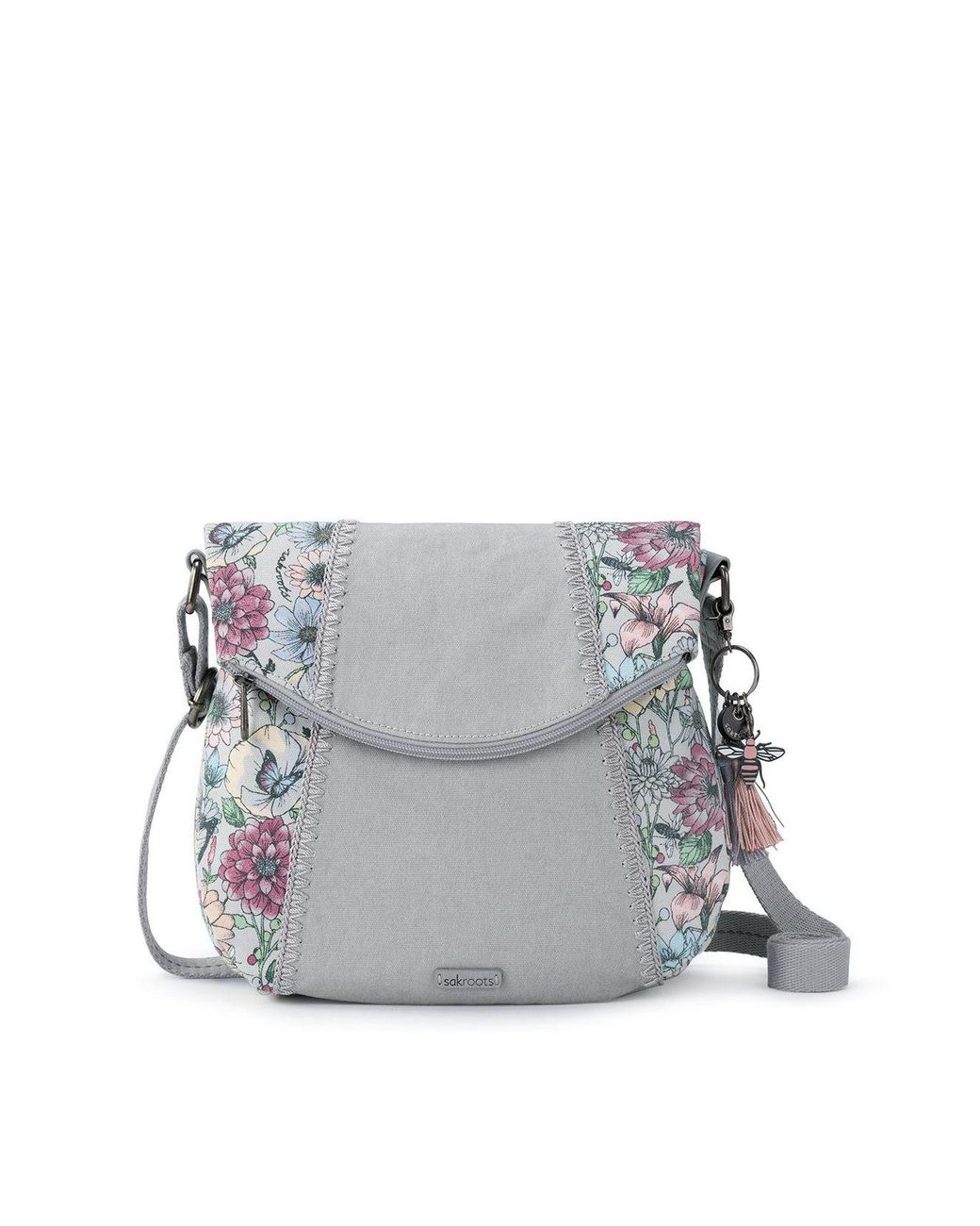 Sakroots Foldover Crossbody Bag in Gray Lyst
