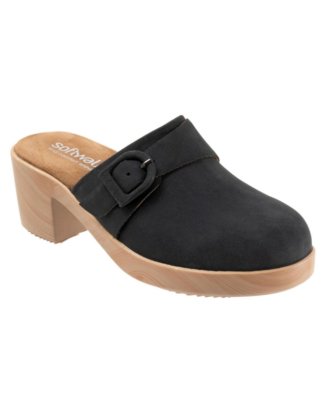 Softwalk® Black Ferrara Clog