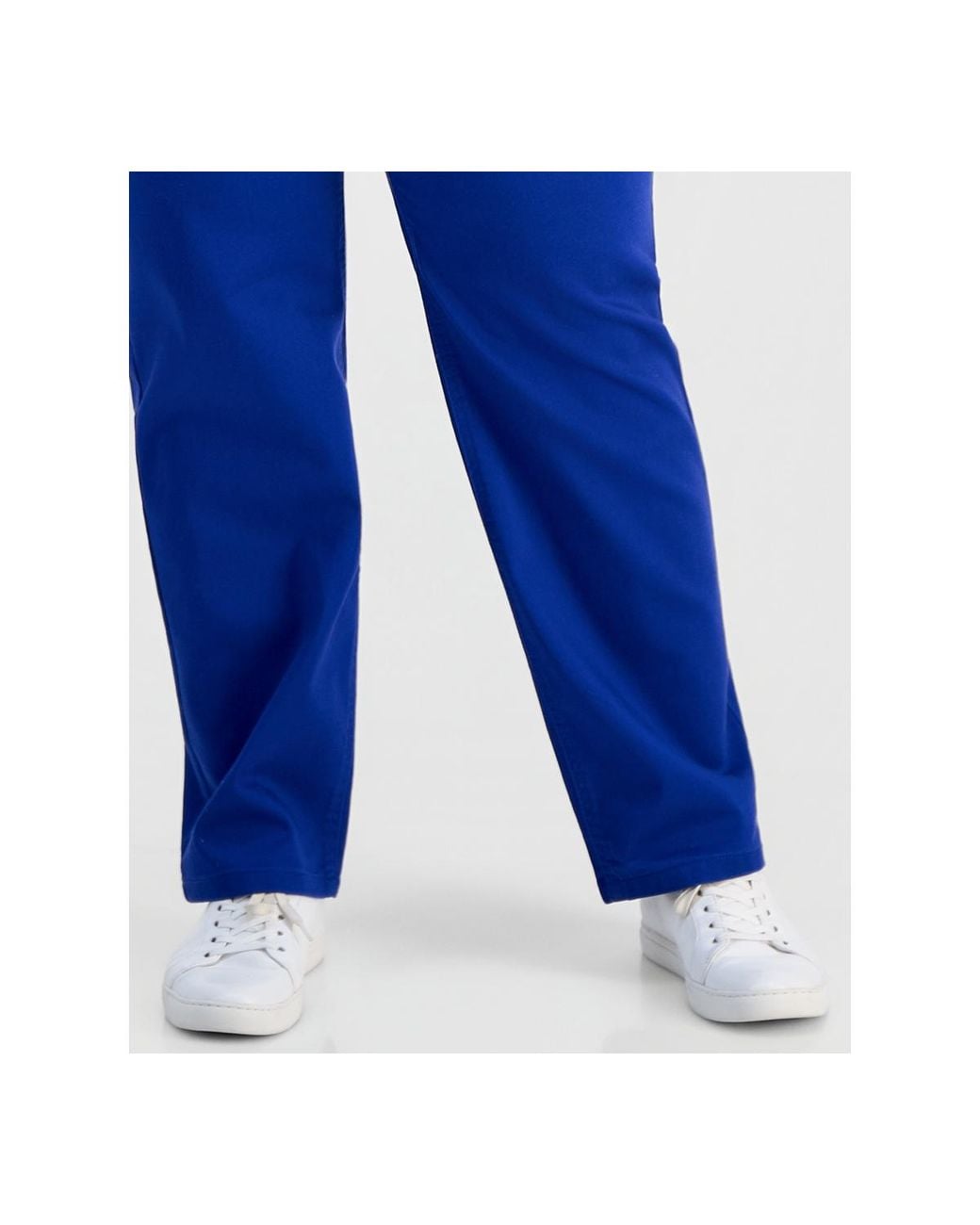 Jones New York Blue Plus Size Lexington High-rise Straight-leg Jeans