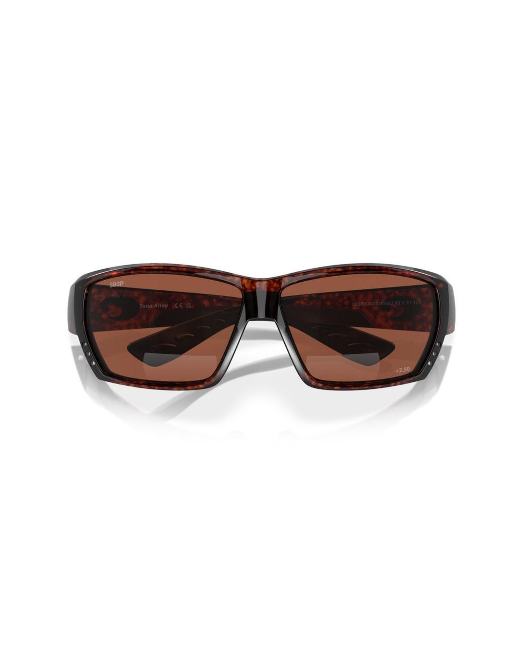 Costa Del Mar Brown Tuna Alley Readers Polarized Reader for men