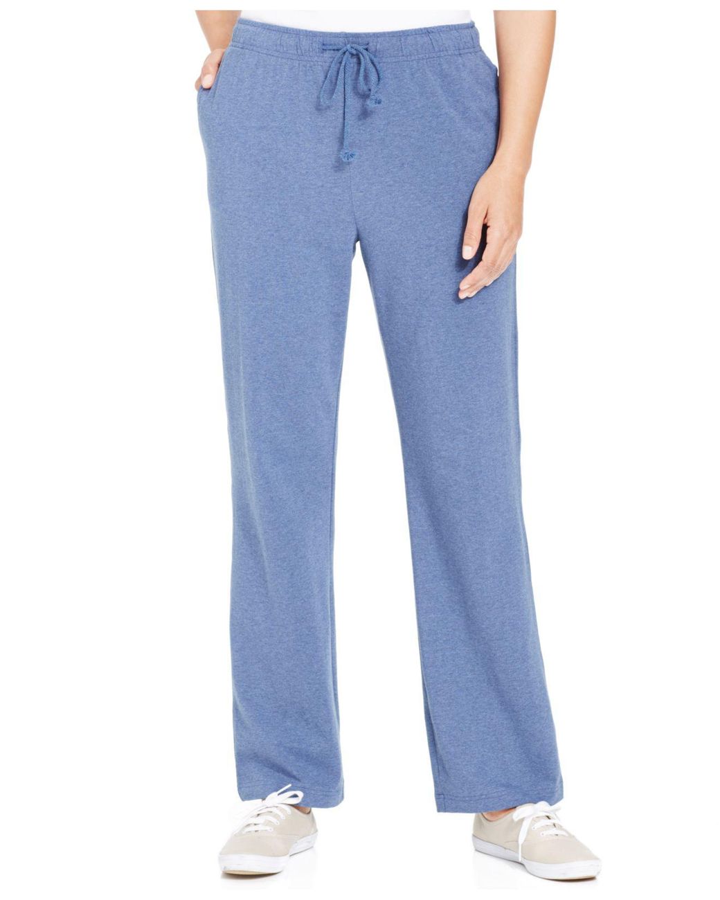 karen scott petite drawstring pants