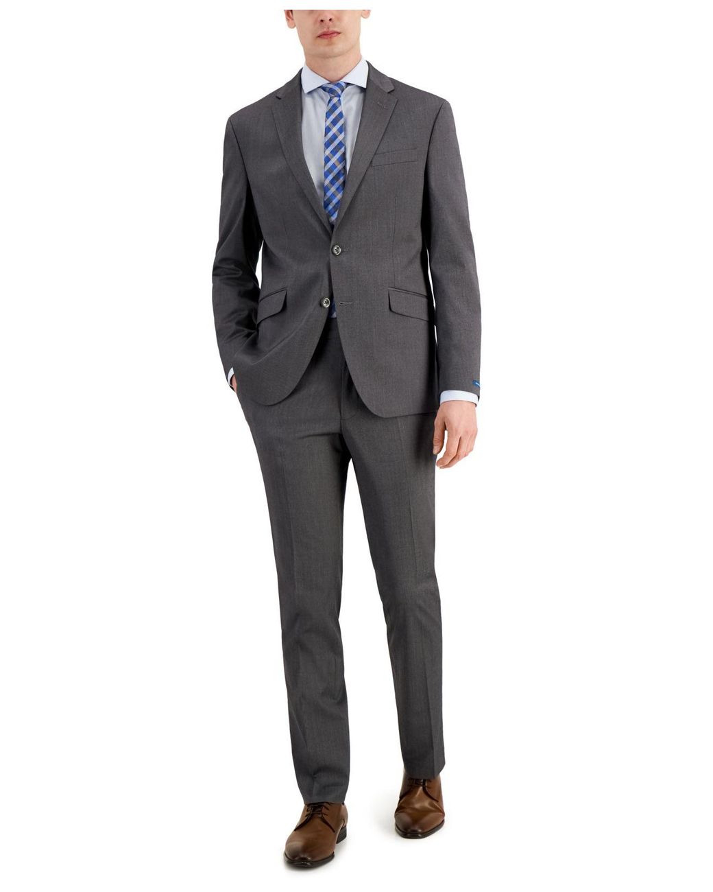 Cole Reaction Technicole Slimfit Suit Separates in Light Grey (Gray) for Men Lyst