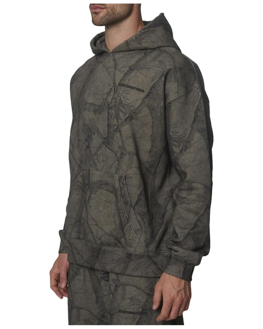 Good For Nothing Gray Oversized Essentials Pullover Hoodie