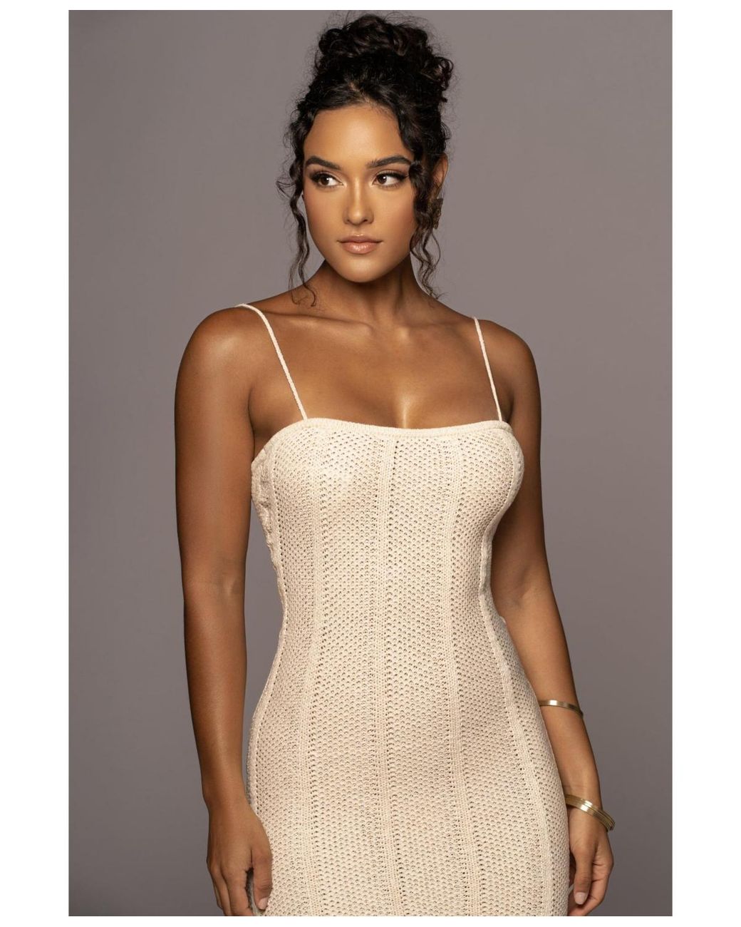 JLUXLABEL Cabana Views Crochet Dress in Gray | Lyst