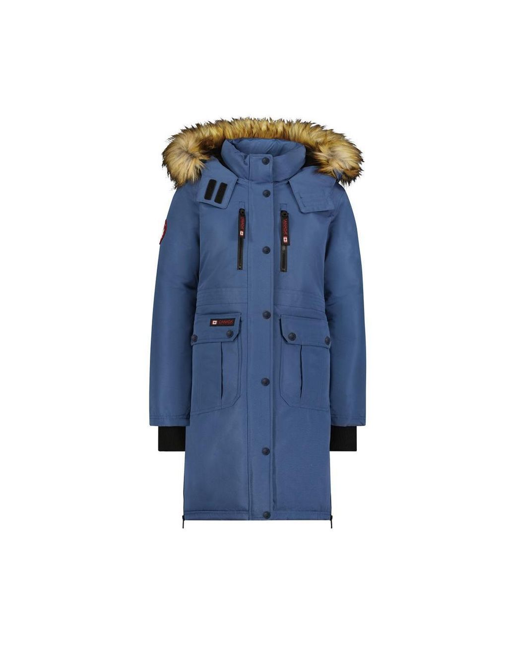 canada weather gear Heavyweight Dual Pocket Parka Jacket in Blue | Lyst