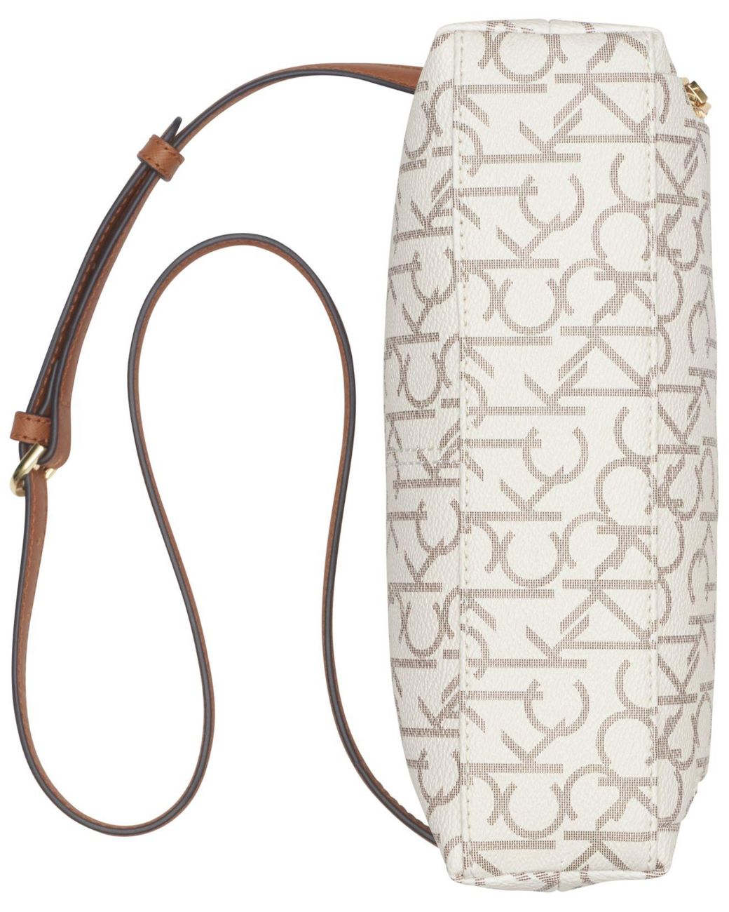 Calvin Klein Lily Signature Crossbody in Natural
