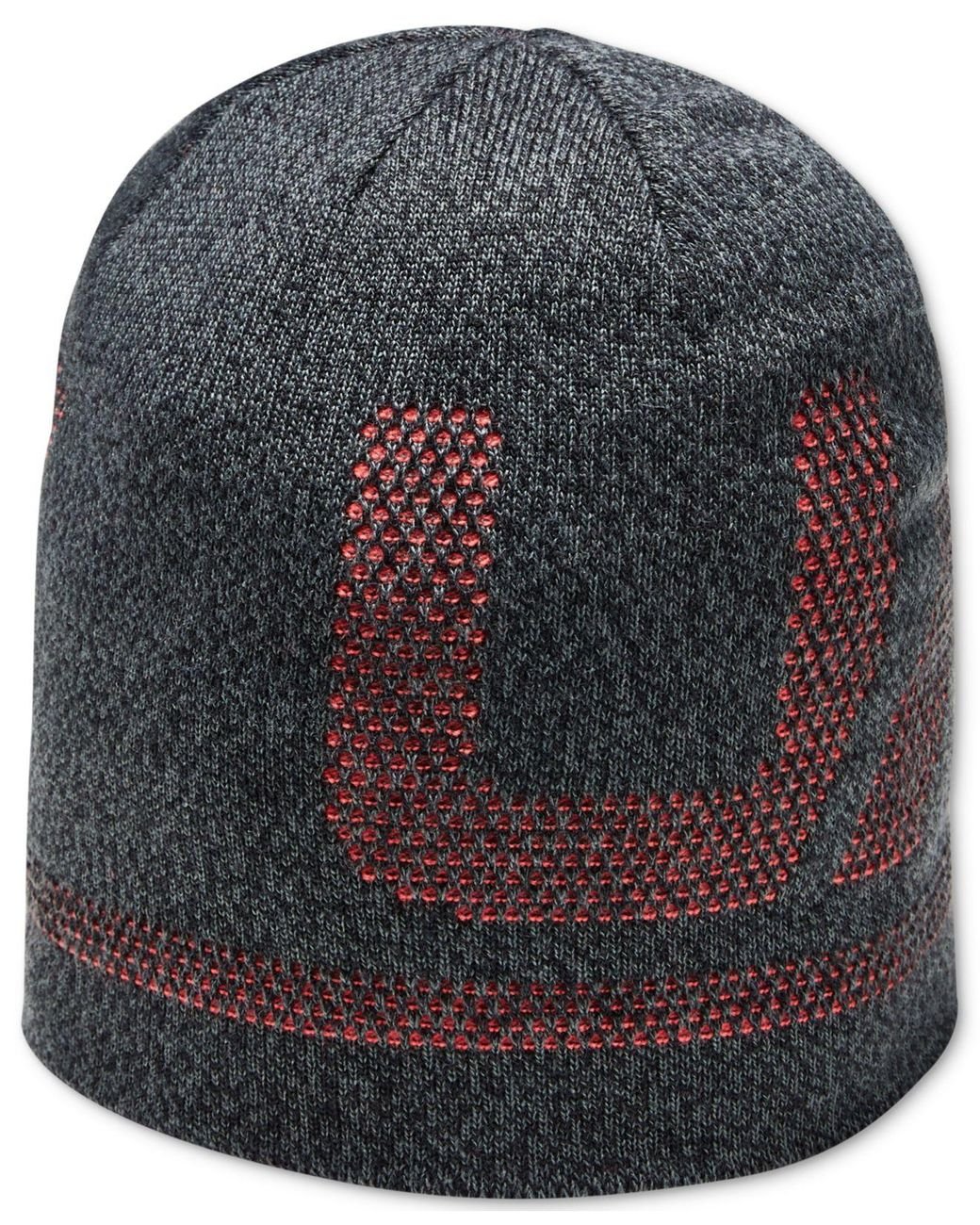 NEW Under Armour Boys Blue Black Gray Billboard Beanie Knit Hat Cap Free Shippin
