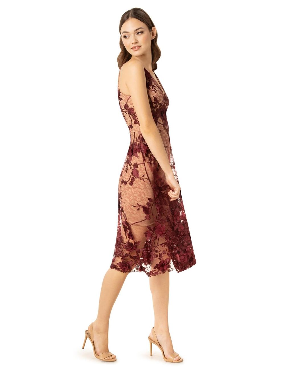 white lace dress. The Gwendolyn Dress in White Chantilly Lace 00 / White Chantilly Lace main image 0