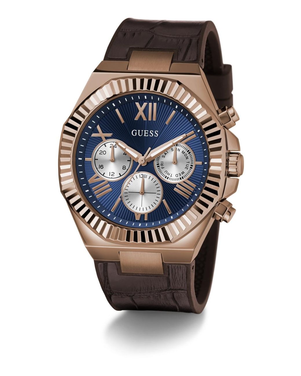 Guess Brown Multi-function Watch for men