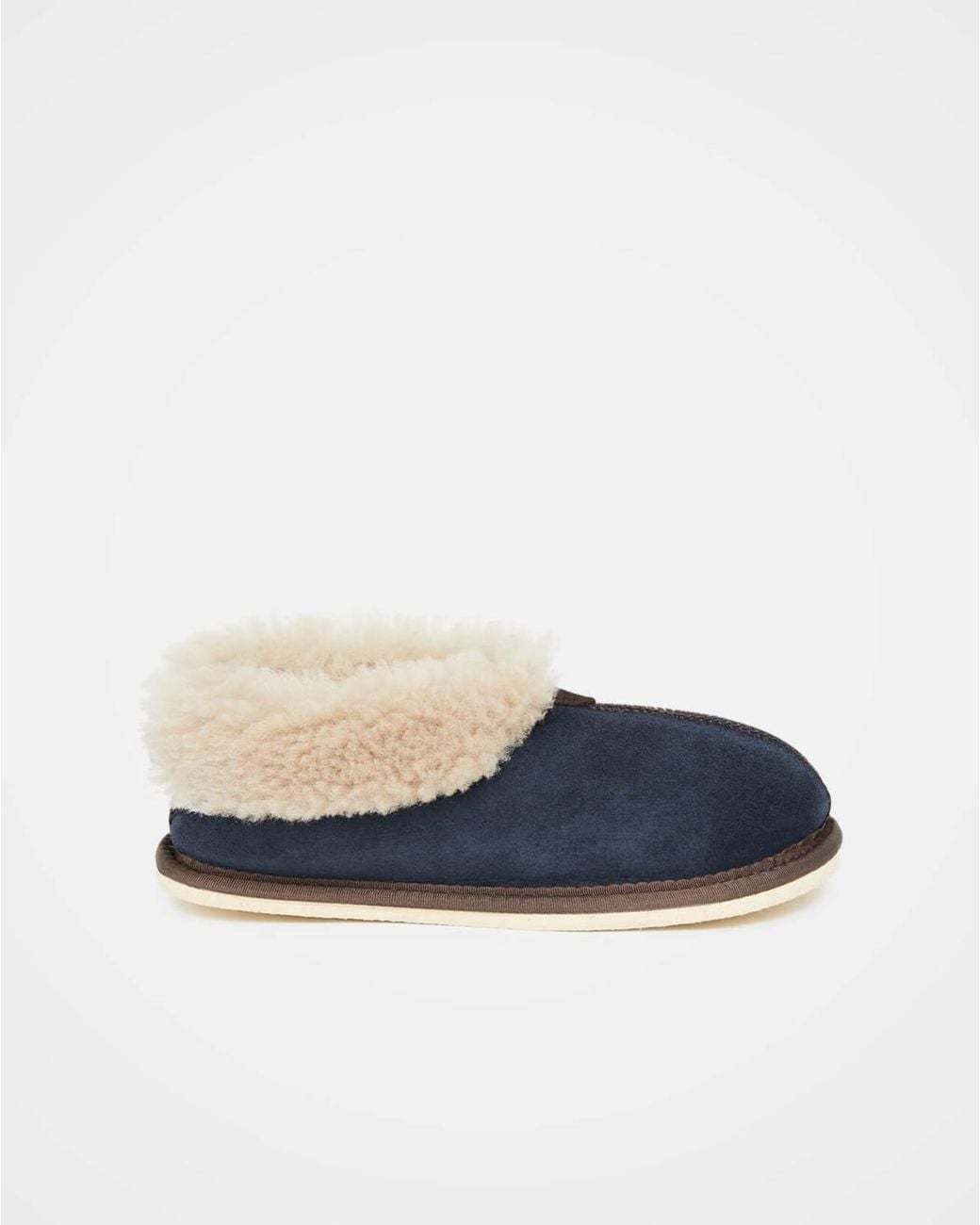 Celtic & Co. Blue Ladies' Shearling Bootee Slippers