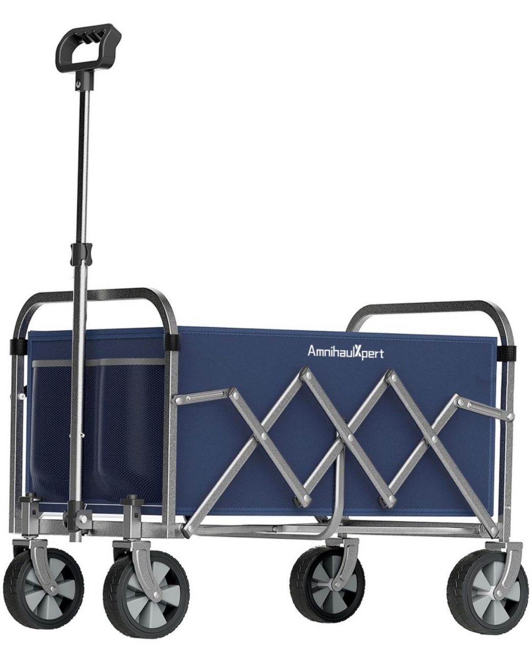Echtpeak Blue Foldable Wagon Cart