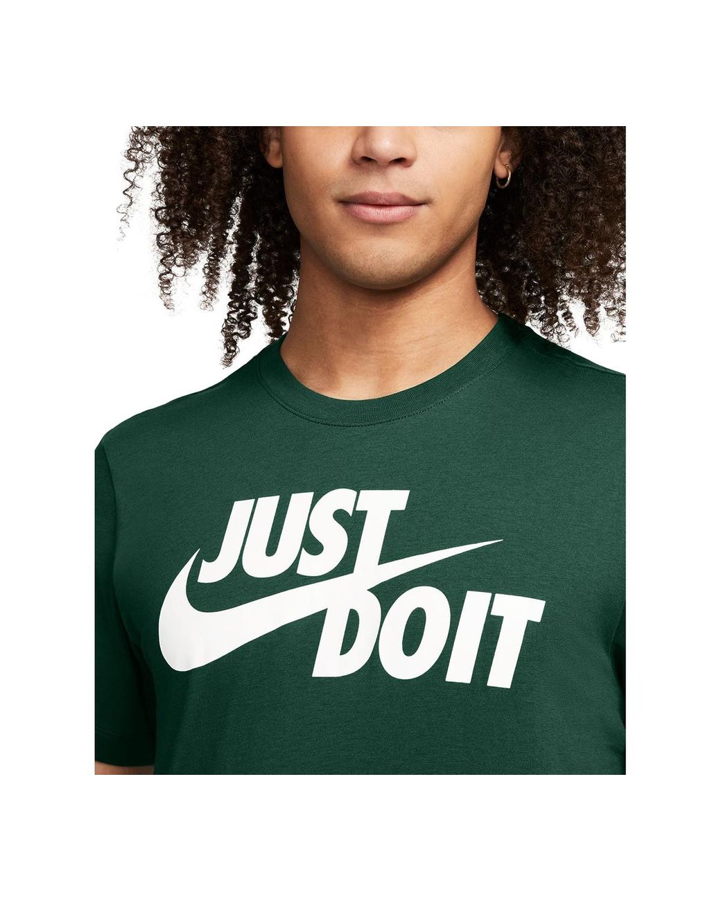 Nike Sportswear Just Do It T shirt in Green for Men Lyst