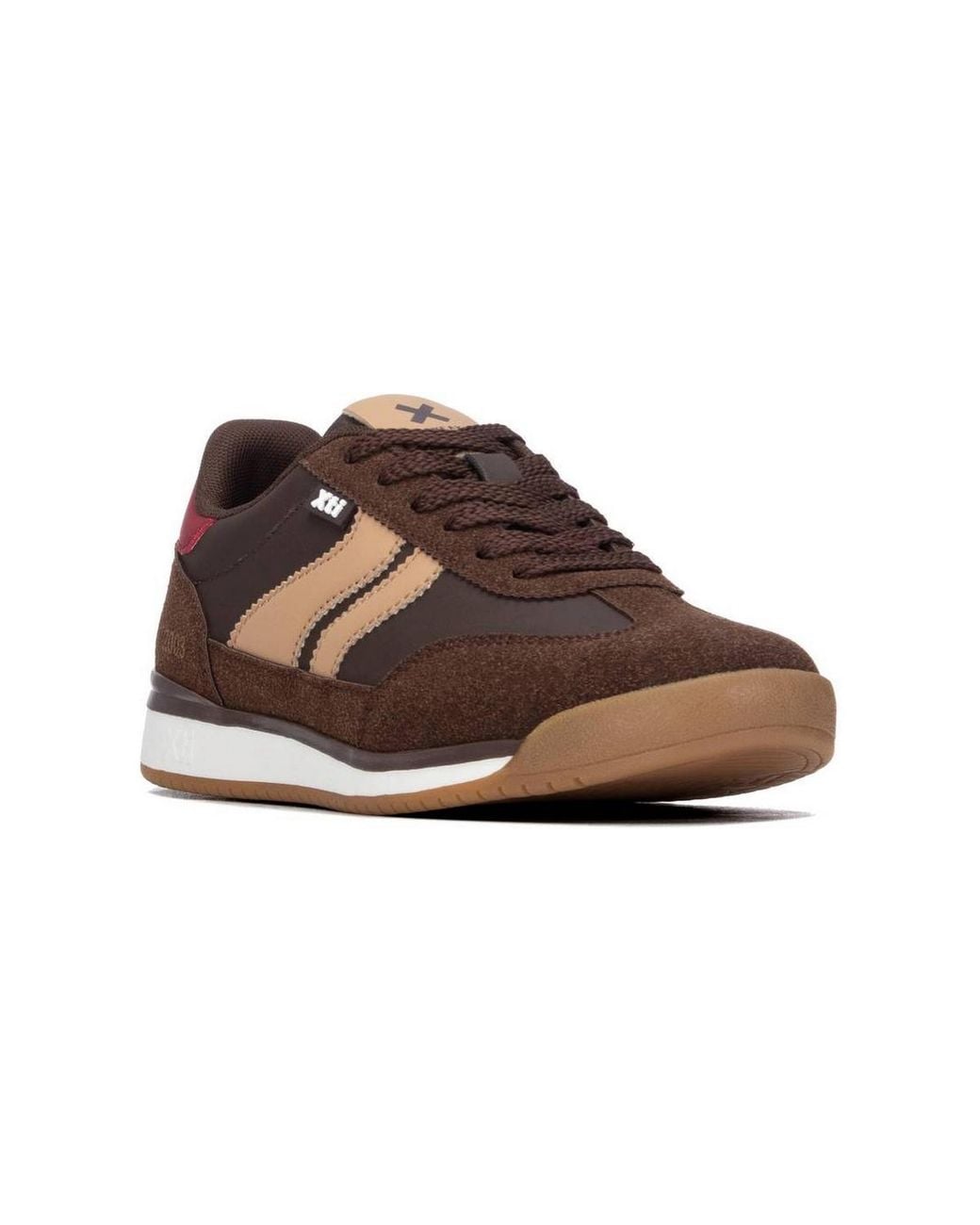 Xti Brown Suede Round-toe Sneakers