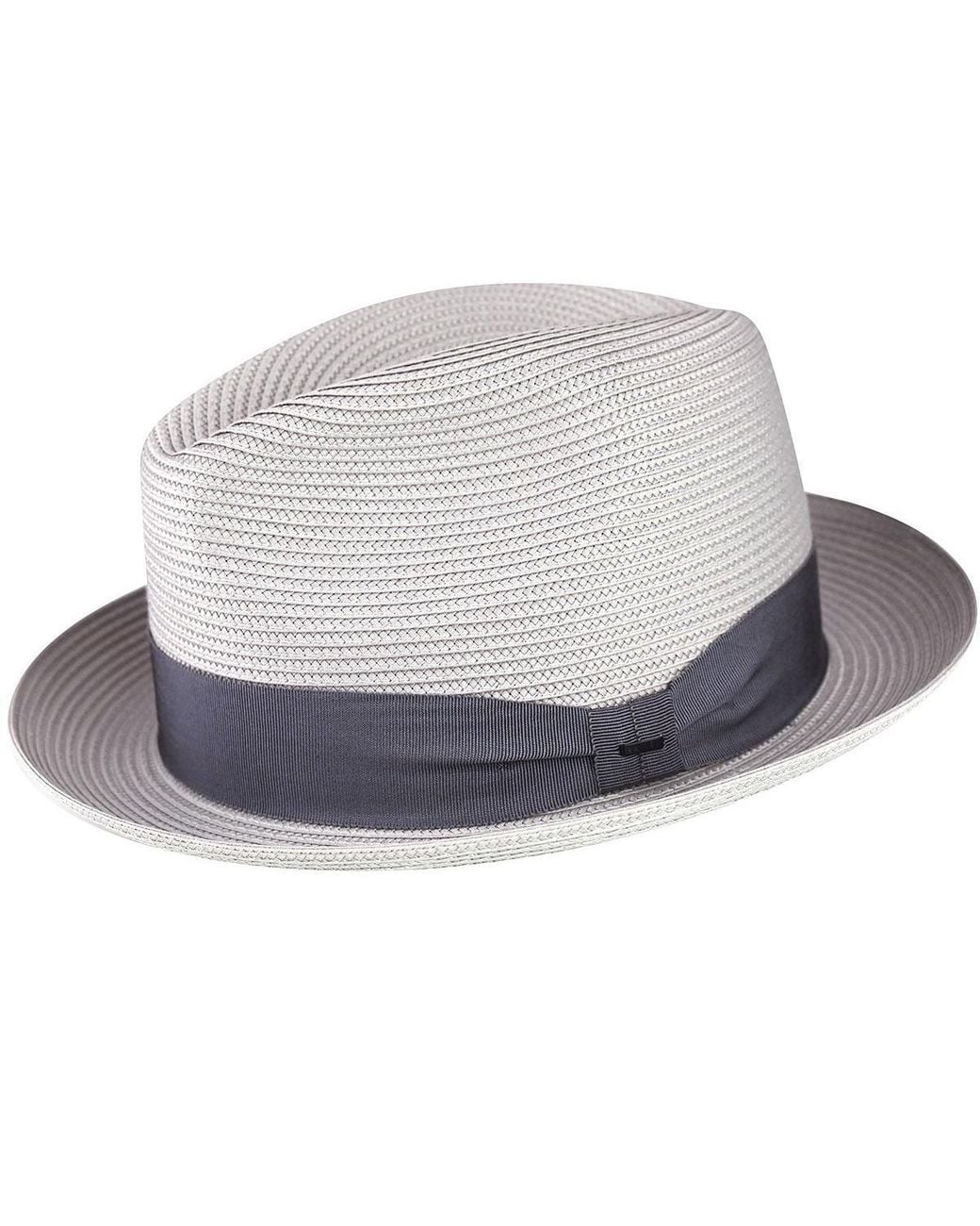 Bailey 1922 Gray Craig Braided Fedora for men