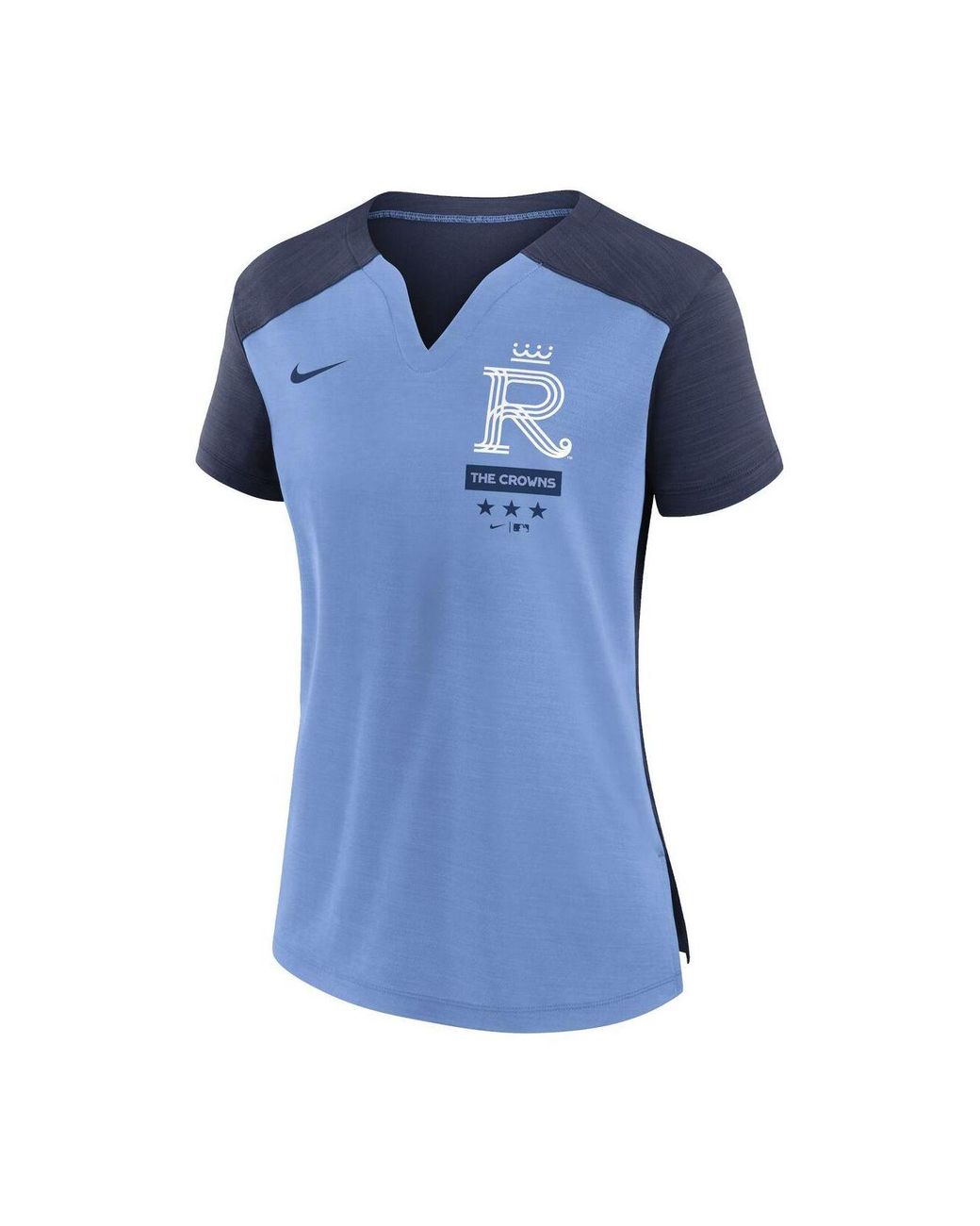 Women's Nike White Miami Marlins City Connect Tri-Blend V-Neck T-Shirt 