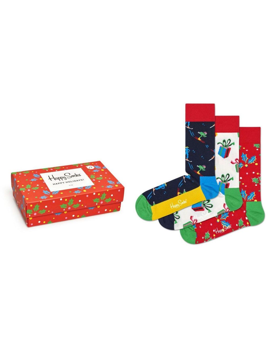 Happy Socks Cotton Holiday Gift Box in Red for Men Lyst