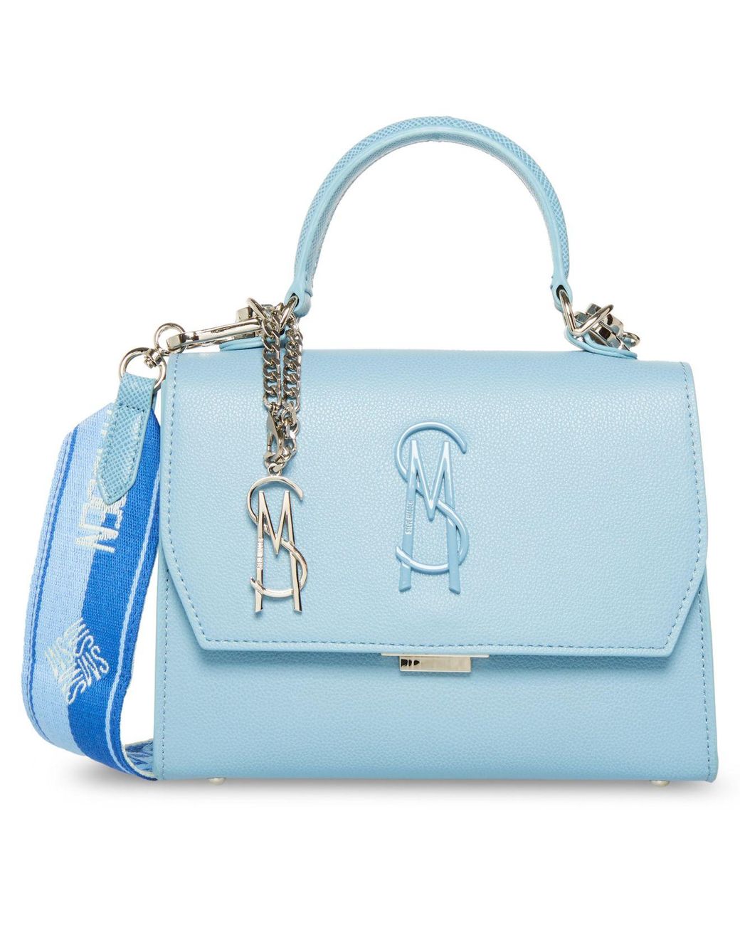 Steve Madden Blattuca Logo Plaque Crossbody Bag in Blue Lyst