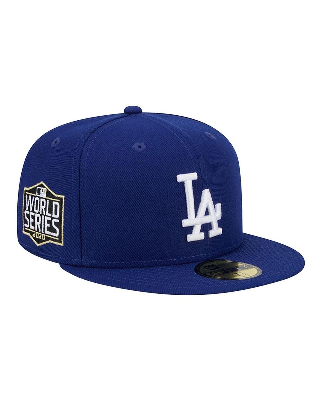 KTZ Royal Los Angeles Dodgers 2020 World Series Team Color 59fifty Fitted  Hat in Blue for Men