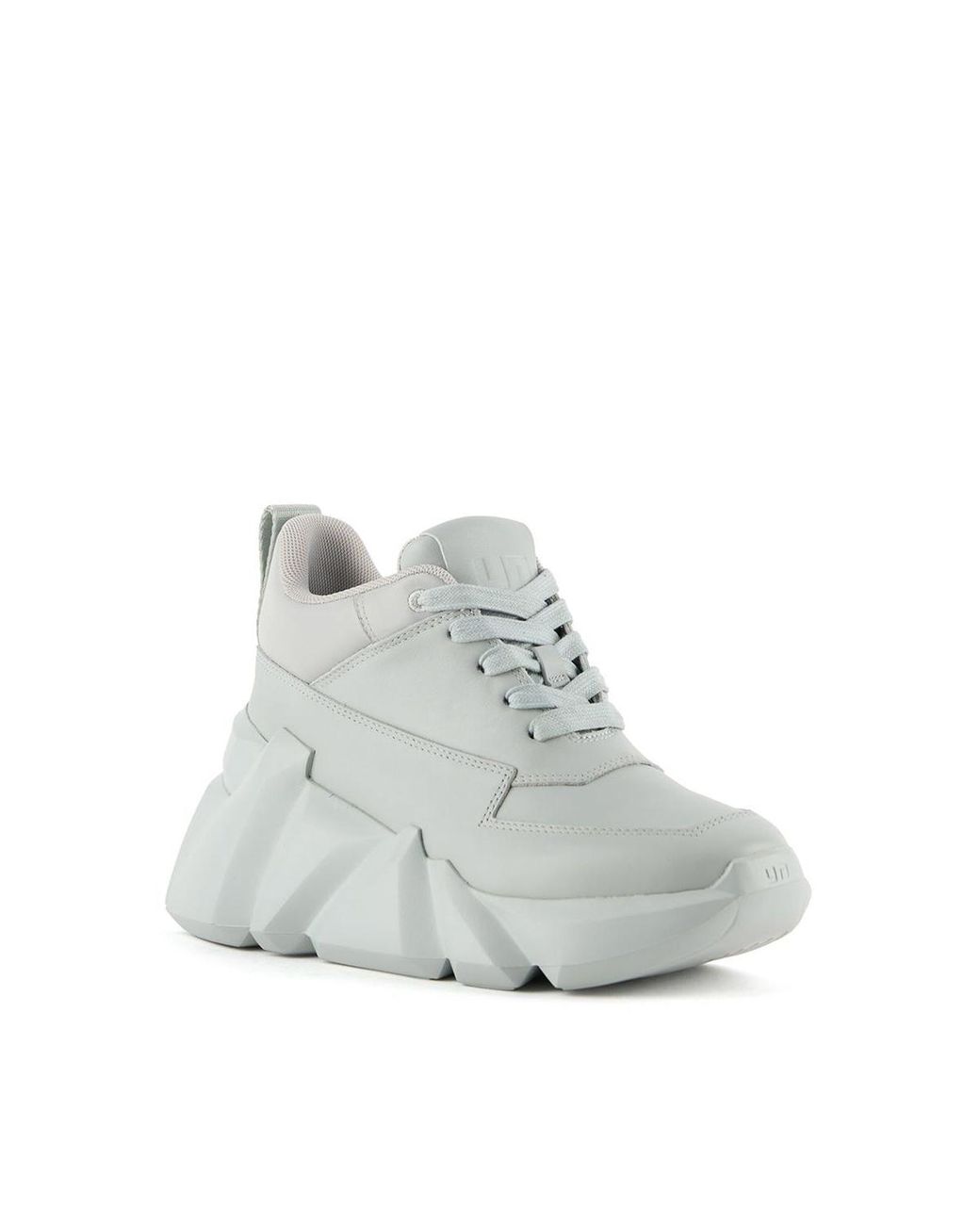 United Nude Gray Space Kick Max Nappa And Sheep Leather Upper Sneakers